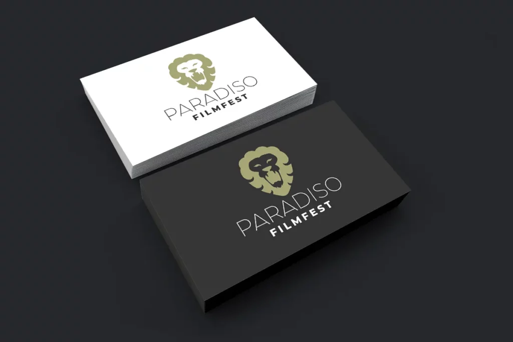portfolio Gorange Identity - logo Paradiso Film Fest Palazzo Adriano